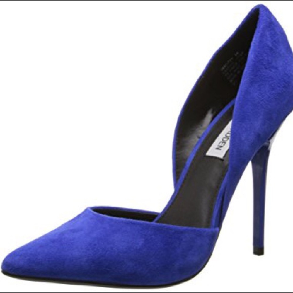 Blue Suede Steve Madden Heels